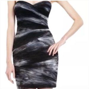 NWT BCBGMaxAzria Black Strapless “Winnie” Dress